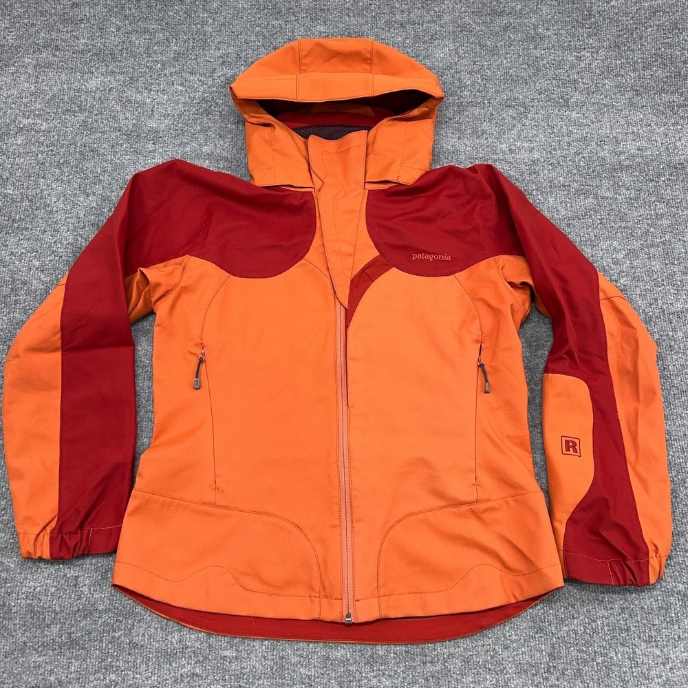 Vintage Patagonia Jacket Womens M Orange Bayan Dimension‎ Regulator Softshell